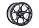 Weld Off-Road Ledge True Beadlock Satin Black Wheel; 17x9; -12mm Offset (18-26 Jeep Wrangler JL)