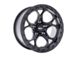 Weld Off-Road Ledge Satin Black Wheel; 17x9; 0mm Offset (18-26 Jeep Wrangler JL)