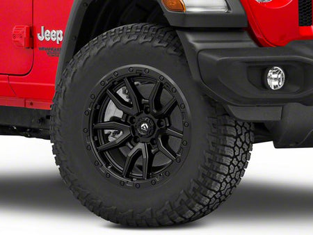 Fuel Wheels Rebel Matte Black Wheel; 18x9; -12mm Offset (18-26 Jeep Wrangler JL)