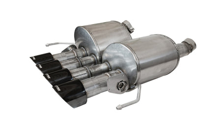 Corsa 2.75" Valve-Back Exhaust w/Dual Mode NPP Black (14-19 C7 Corvette Base/Grand Sport Auto) 14776BLK