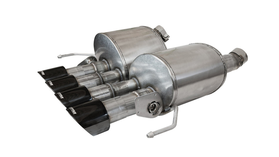 Corsa 2.75" Valve-Back Exhaust w/Dual Mode NPP Black (14-19 C7 Corvette Base/Grand Sport Auto) 14776BLK