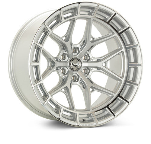 Vossen HFX-1 17x9 / 6x135 / ET0 / Deep / 87.1 CB - Silver Polished Wheel - HFX1-7F75