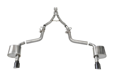 Corsa 2.75" Catback Valved Exhaust Xtreme 4.5" Black Tips (2015+ Charger SRT 392/Hellcat/Redeye) 21072BLK