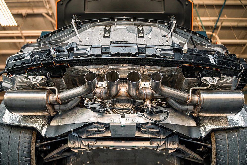 Corsa 3" Catback Exhaust No Tips w/ NPP Sound Level Control (2023-2026 C8 Corvette Z06) 21111