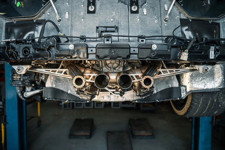 Corsa 3" Catback Exhaust No Tips Muffler Delete (2023-2026 C8 Corvette Z06) 21113
