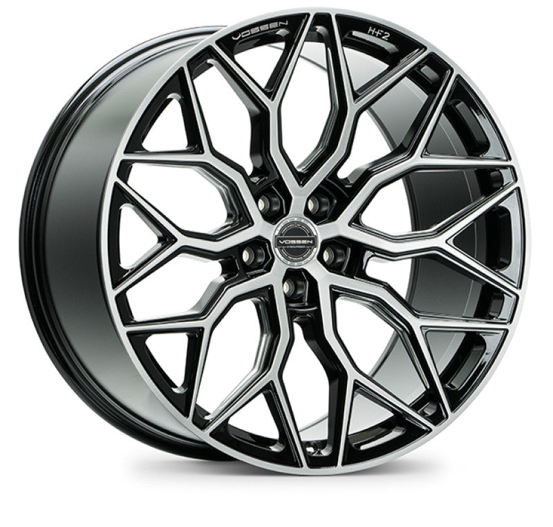 Vossen HF-2 19x9.5 / 5x120 / ET40 / Deep Face / 72.56 - Brushed Gloss Black - HF2-9B73