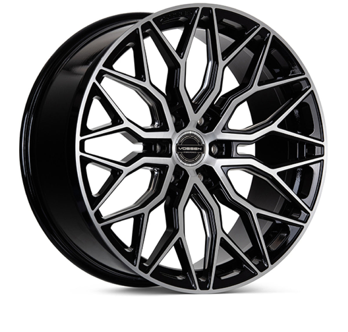 Vossen HF6-3 22x9.5 / 6x135 / ET20 / Deep Face / 87.1 - Brushed Gloss Black - HF63-2F21