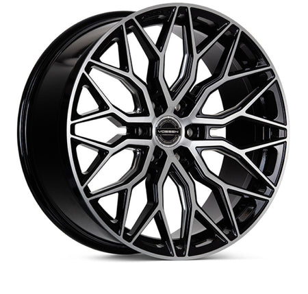 Vossen HF6-3 22x9.5 / 6x135 / ET20 / Deep Face / 87.1 - Brushed Gloss Black - HF63-2F21