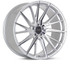 Vossen HF-4T 22x10.5 / 5x120 / ET38 / Deep Face / 72.56 - Silver Polished - Right - HF4T-2B43-R