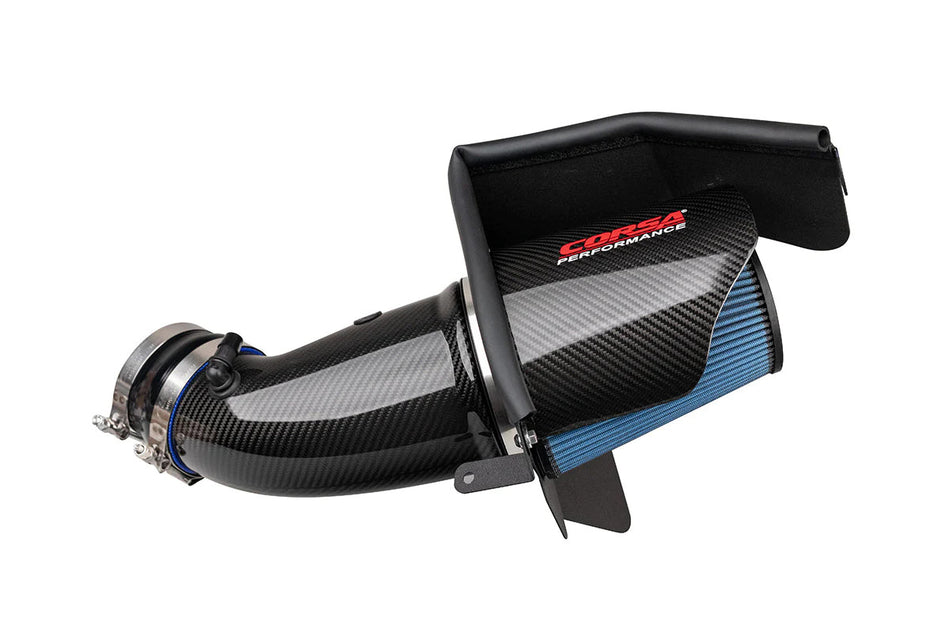Corsa Carbon Fiber Air Intake w/ Maxflow Oiled Filter (2017-2022 Challenger/Charger Hellcat 6.2L) 44004