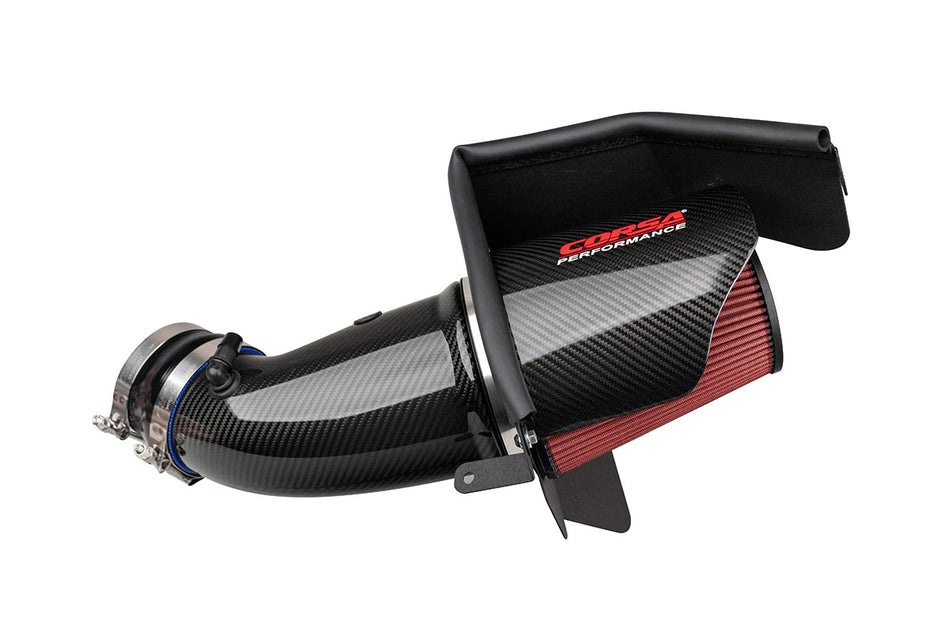 Corsa Carbon Fiber Air Intake w/ Drytech Filter (2017-2022 Challenger/Charger Hellcat 6.2L) 44004D