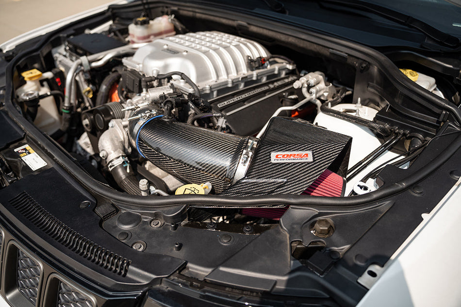 Corsa Carbon Fiber Air Intake Drytech Dry (2020-2025 Durango SRT Hellcat / 2018-2021 Grand Cherokee Trackhawk) 44011D