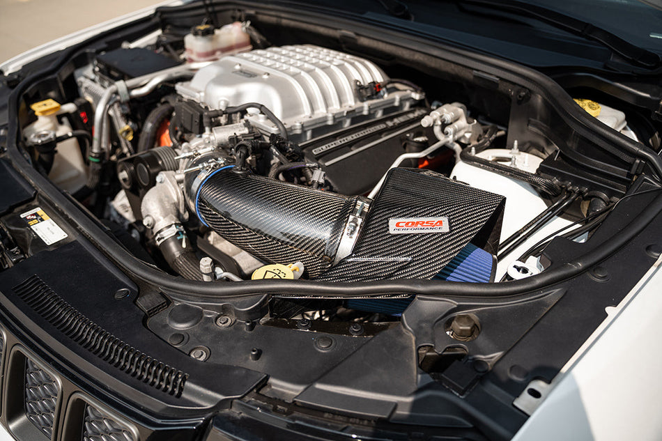 Corsa Carbon Fiber Air Intake Maxflow Oiled (2020-2025 Durango SRT Hellcat / 2018-2021 Grand Cherokee Trackhawk) 44011
