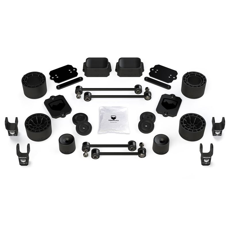 JL 4dr Sport/Sahara: 2.5 in. Performance Spacer Lift Kit & Shock Extensions (1365205)