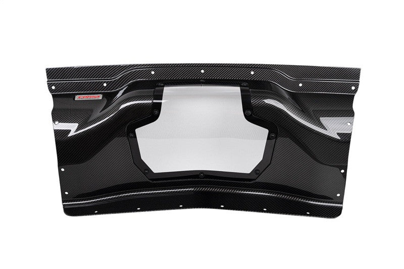 Corsa 2020+ Chevrolet Corvette C8/Z06 Carbon Fiber Air Intake Trunk Panel with Polycarbonate - 44009