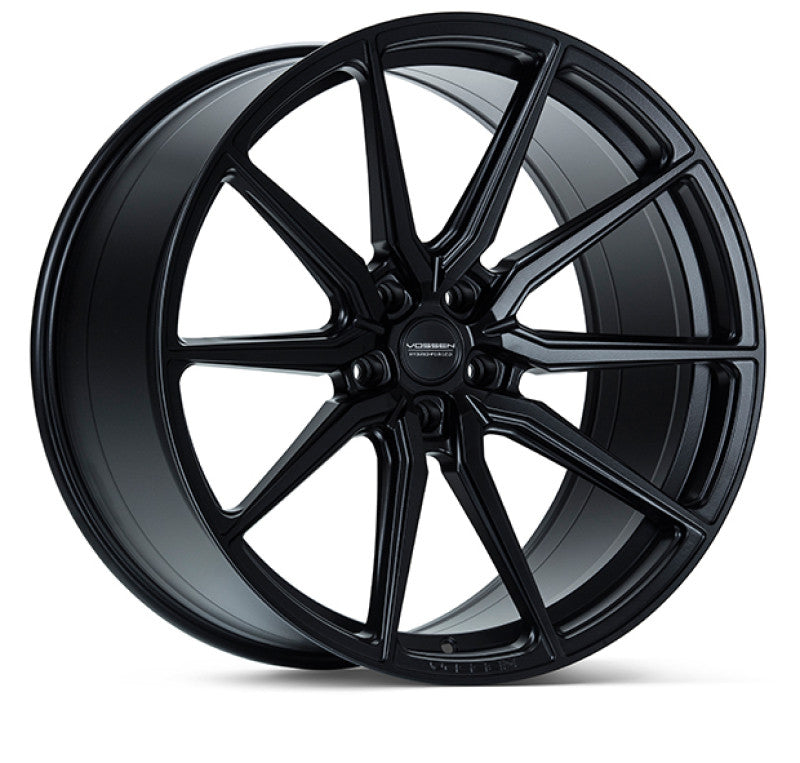 Vossen HF-3 24x10 / 5x130 / ET15 / Deep Face / 84.1 - Satin Black - HF3-4P52-15