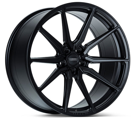 Vossen HF-3 24x10 / 5x130 / ET15 / Deep Face / 84.1 - Satin Black - HF3-4P52-15