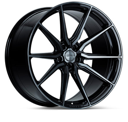Vossen HF-3 19x9.5 / 5x112 / ET35 / Deep Face / 66.5 - Double Tinted - Gloss Black - HF3-9M75