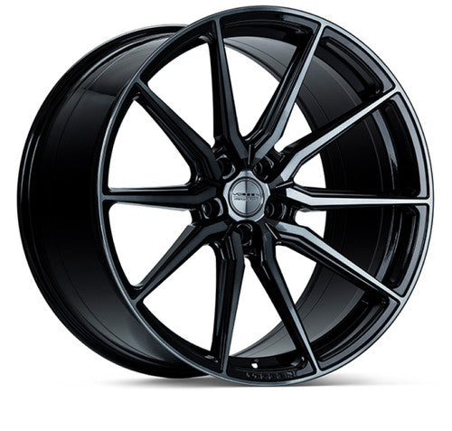 Vossen HF-3 19x9.5 / 5x112 / ET35 / Deep Face / 66.5 - Double Tinted - Gloss Black - HF3-9M75
