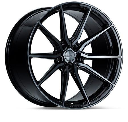 Vossen HF-3 19x9.5 / 5x112 / ET45 / Deep Face / 66.5 - Double Tinted - Gloss Black - HF3-9M78
