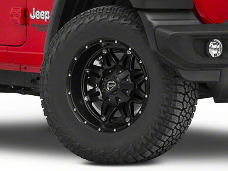 Fuel Wheels Hostage Matte Black Wheel; 17x9; 1mm Offset (18-26 Jeep Wrangler JL)