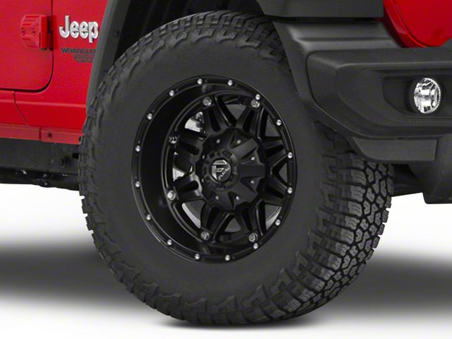 Fuel Wheels Hostage Matte Black Wheel; 17x9; 1mm Offset (18-26 Jeep Wrangler JL)