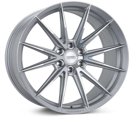 Vossen HFX-2 22x10 / 6x139.7 / ET-18 / Super Deep Face / 106.1 - Silver Polished Wheel - HFX2-2G30