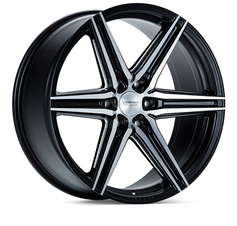 Vossen HF6-2 20x9.5 / 6x139.7 / ET15 / Deep Face / 106.1 - Brushed Matte Black - HF62-0G02