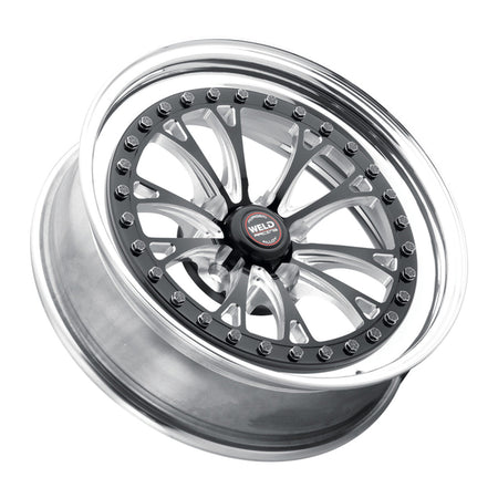 Weld Vitesse 17x10 / 5x120mm BP / 7.2" BS Black Center Wheel High Pad - Polished Non-Beadlock (2010-2023 Camaro) 94HB7100N72A