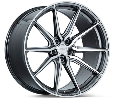 Vossen HF-3 24x10 / 5x120 / ET32 / Deep Face / 72.56 - Gloss Graphite Polished - HF3-4B51