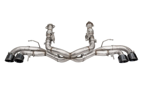Corsa Xtreme 3" AFM Cat Back Exhaust w/ 4.5" Black Quad Tips (2020-2026 Corvette C8) 21102BLK