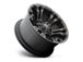 Fuel Wheels Vapor Matte Black with Double Dark Tint Wheel; 17x9; -12mm Offset (18-26 Jeep Wrangler JL)