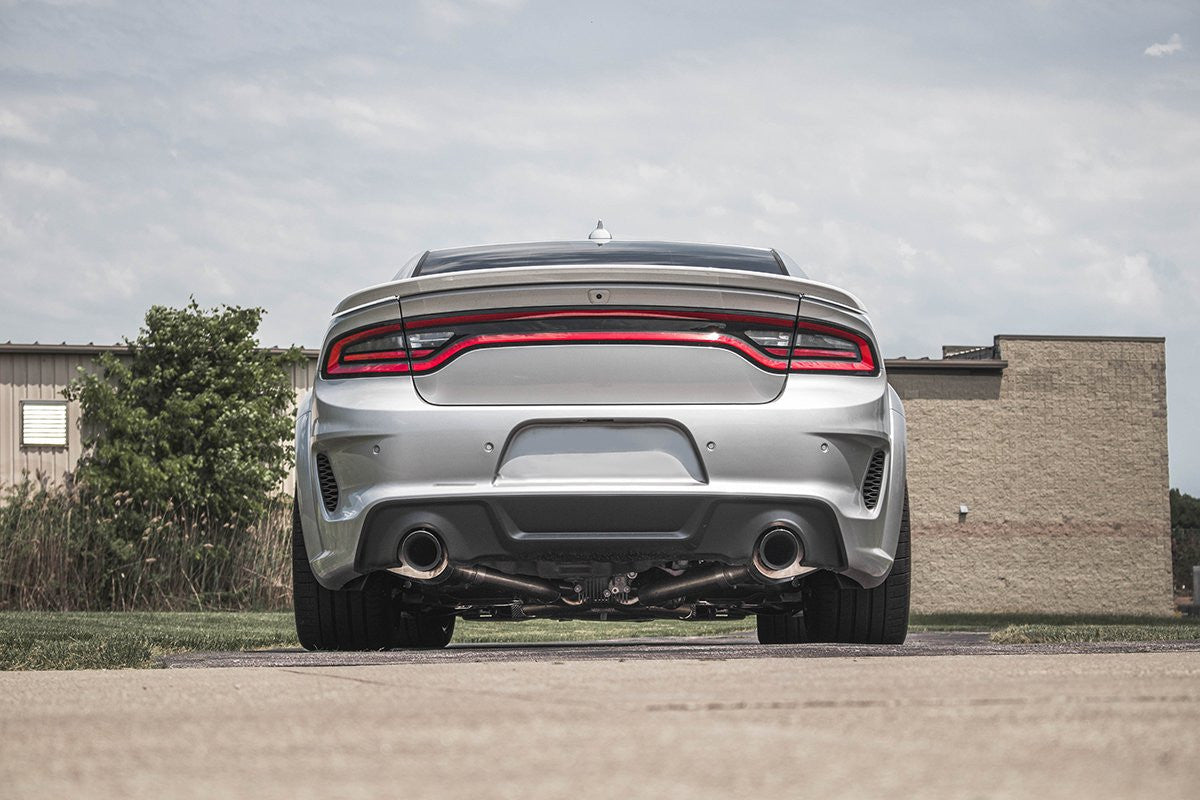 Corsa 2.75" Catback Valved Exhaust Xtreme 4.5" Black Tips (2015+ Charger SRT 392/Hellcat/Redeye) 21072BLK