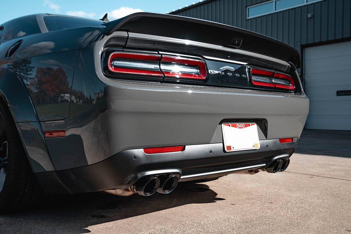 Corsa 2.75" Catback Valved Exhaust Xtreme 3.5" Polished Tips (2015+ Challenger SRT 392/Hellcat/Demon/Redeye) 21070