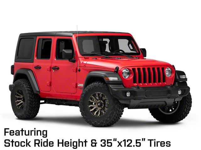 Fuel Wheels Blitz Matte Black Double Dark Tint Wheel; 17x9; -12mm Offset (18-26 Jeep Wrangler JL)