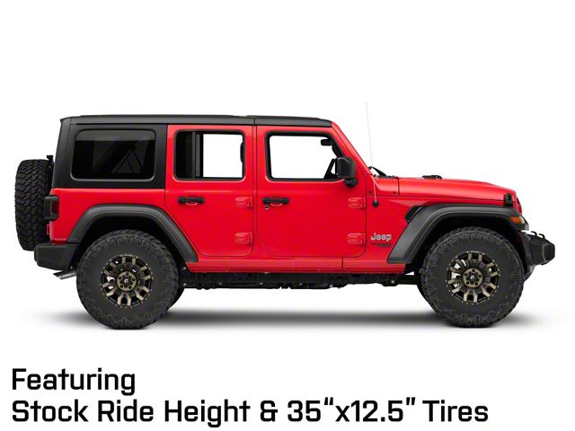 Fuel Wheels Blitz Matte Black Double Dark Tint Wheel; 17x9; -12mm Offset (18-26 Jeep Wrangler JL)