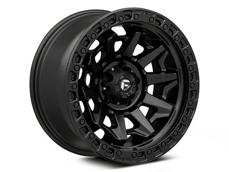 Fuel Wheels Covert Matte Black Wheel; 18x9; -12mm Offset (18-26 Jeep Wrangler JL)