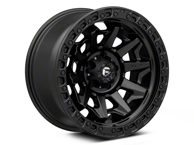 Fuel Wheels Covert Matte Black Wheel; 18x9; -12mm Offset (18-26 Jeep Wrangler JL)