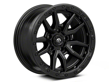 Fuel Wheels Rebel Matte Black Wheel; 17x9; -12mm Offset (18-26 Jeep Wrangler JL)