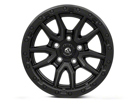 Fuel Wheels Rebel Matte Black Wheel; 17x9; -12mm Offset (18-26 Jeep Wrangler JL)