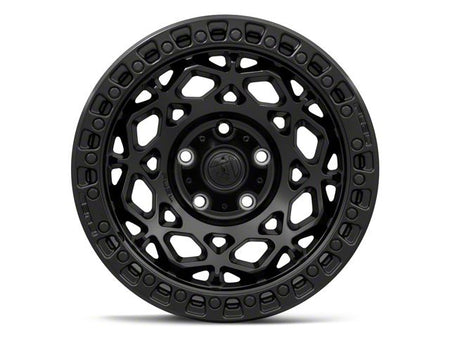 Fuel Wheels Unit Matte Black with Matte Black Ring Wheel; 17x9; -12mm Offset (18-26 Jeep Wrangler JL)