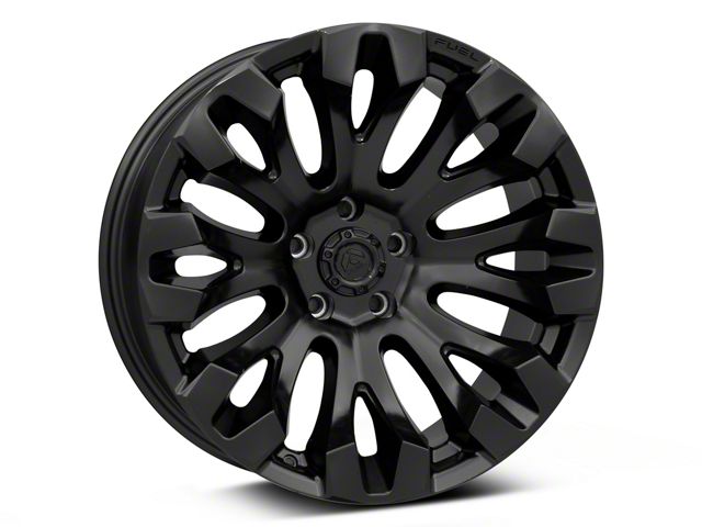 Fuel Wheels Quake Blackout Wheel; 20x10; -18mm Offset (18-26 Jeep Wrangler JL)