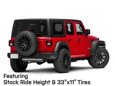 Fuel Wheels Quake Blackout Wheel; 20x10; -18mm Offset (18-26 Jeep Wrangler JL)