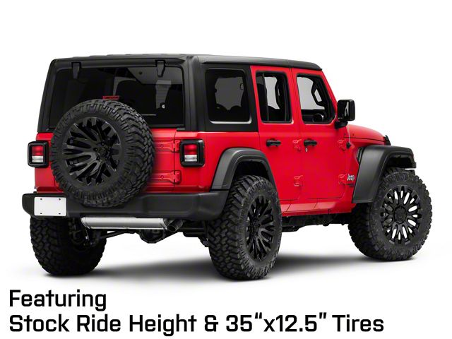 Fuel Wheels Quake Blackout Wheel; 20x10; -18mm Offset (18-26 Jeep Wrangler JL)