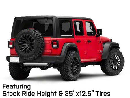 Fuel Wheels Quake Blackout Wheel; 20x10; -18mm Offset (18-26 Jeep Wrangler JL)
