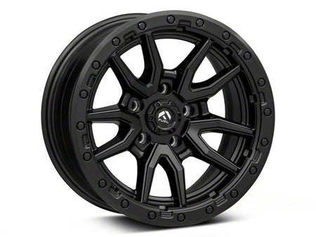 Fuel Wheels Rebel Matte Black Wheel; 18x9; -12mm Offset (18-26 Jeep Wrangler JL)