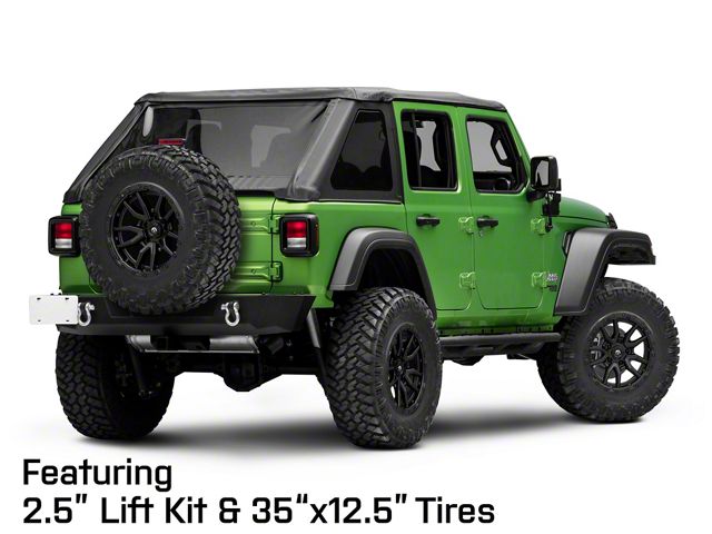 Fuel Wheels Rebel Matte Black Wheel; 18x9; -12mm Offset (18-26 Jeep Wrangler JL)