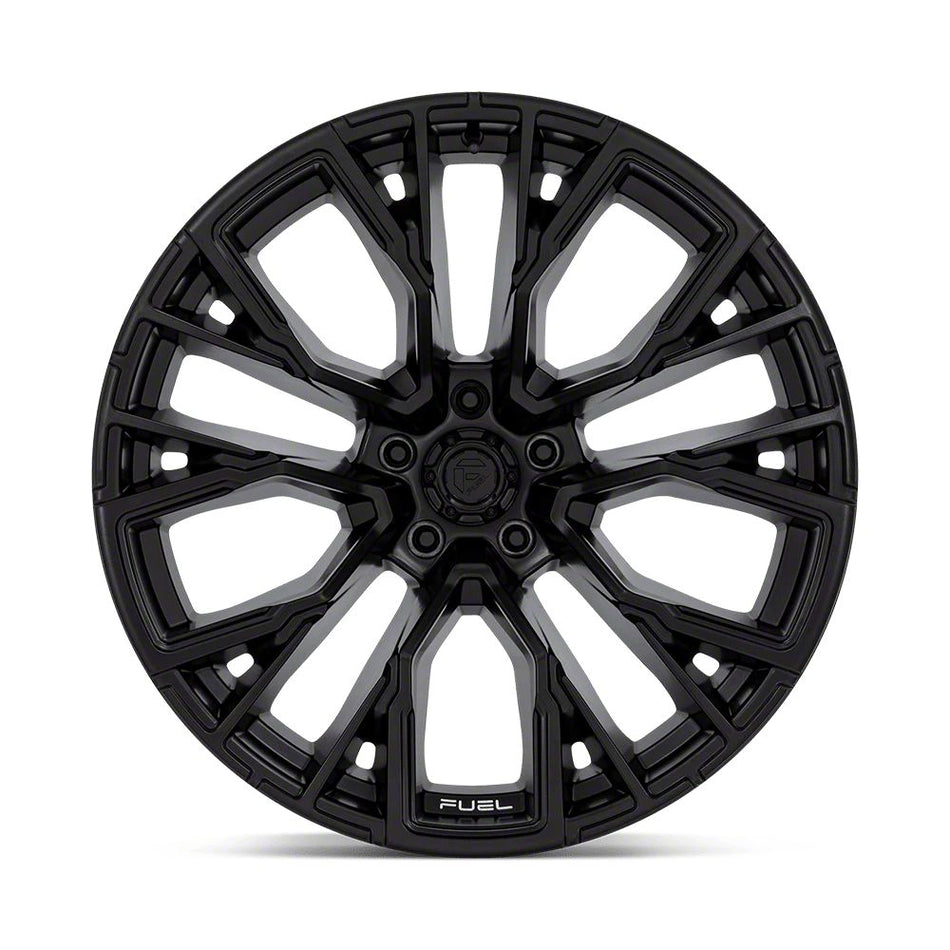 Fuel Wheels Rebar Blackout Wheel; 22x12; -44mm Offset (18-26 Jeep Wrangler JL)