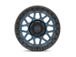 KMC GRS Midnight Blue with Gloss Black Lip Wheel; 17x8.5; 0mm Offset (18-26 Jeep Wrangler JL)
