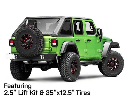 Fuel Wheels Reaction Gloss Black Milled with Red Tint Wheel; 17x9; -12mm Offset (18-26 Jeep Wrangler JL)
